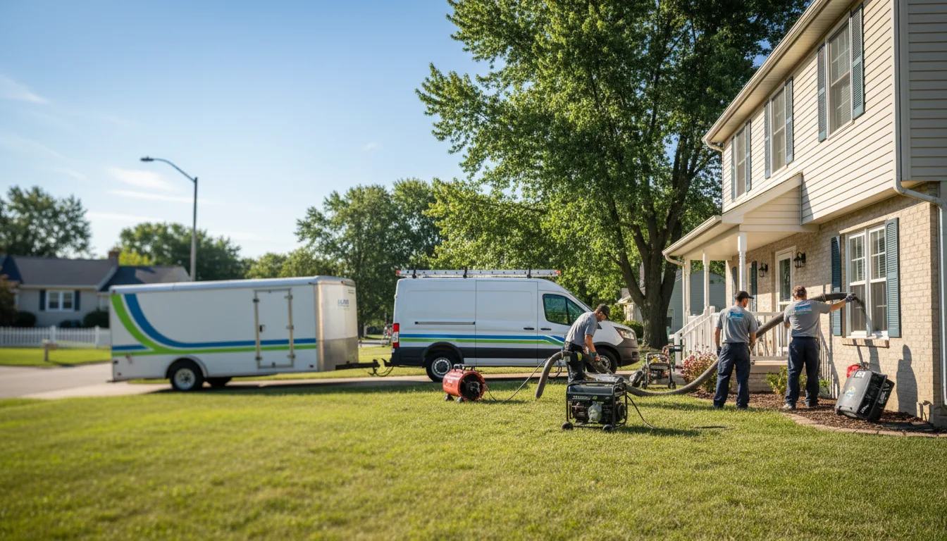 Flooded Basement Restoration And Cleanup With Repair in Washington, IA near me